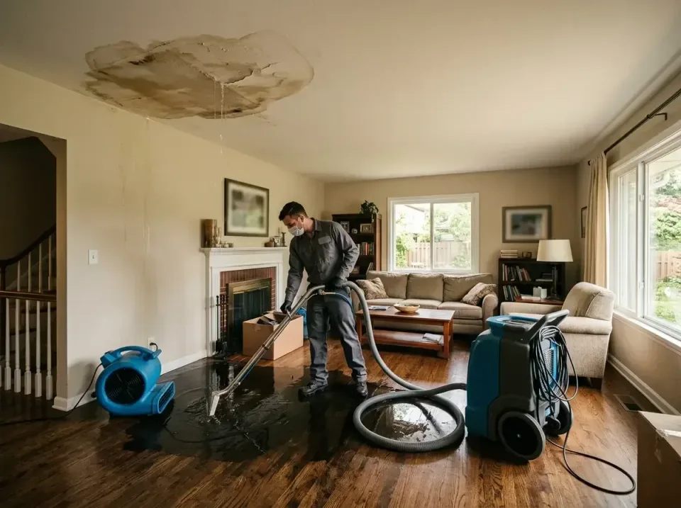 attic-pipe-burst-ceiling-drip-008 — frequently asked questions, Water Damage Restoration & Carpet Care in Pinardville, NH